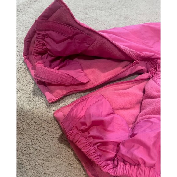 Childrens Place Toddler Girls Pink Insulated Snow Bib Overalls Size 24M - Picture 8 of 8